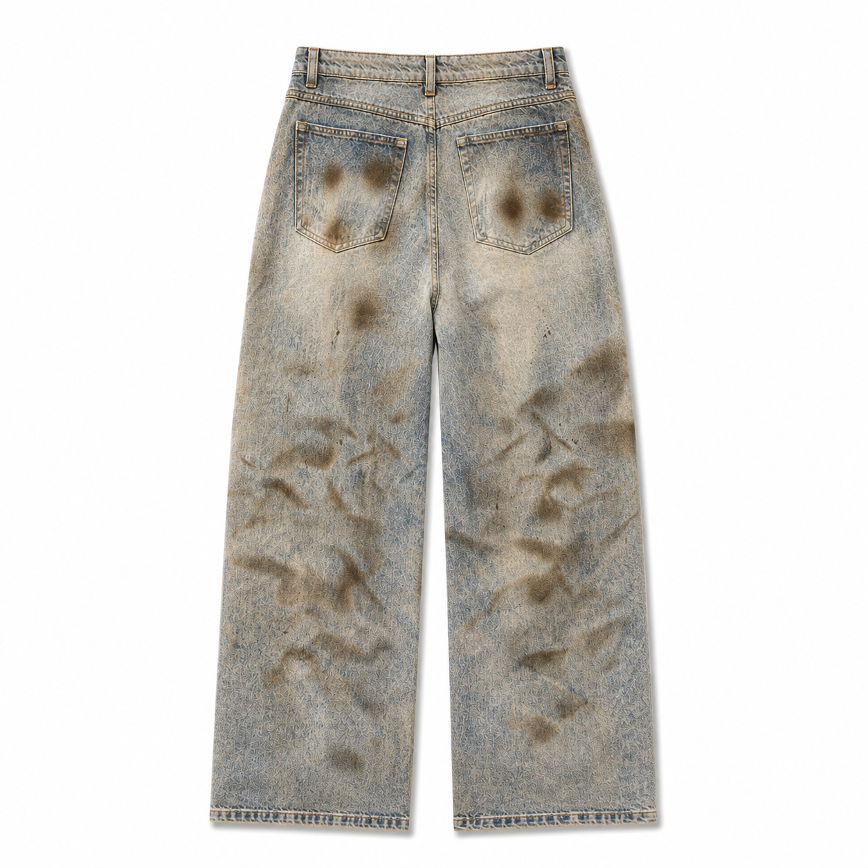 DIRTY DENIM WORK PANTS