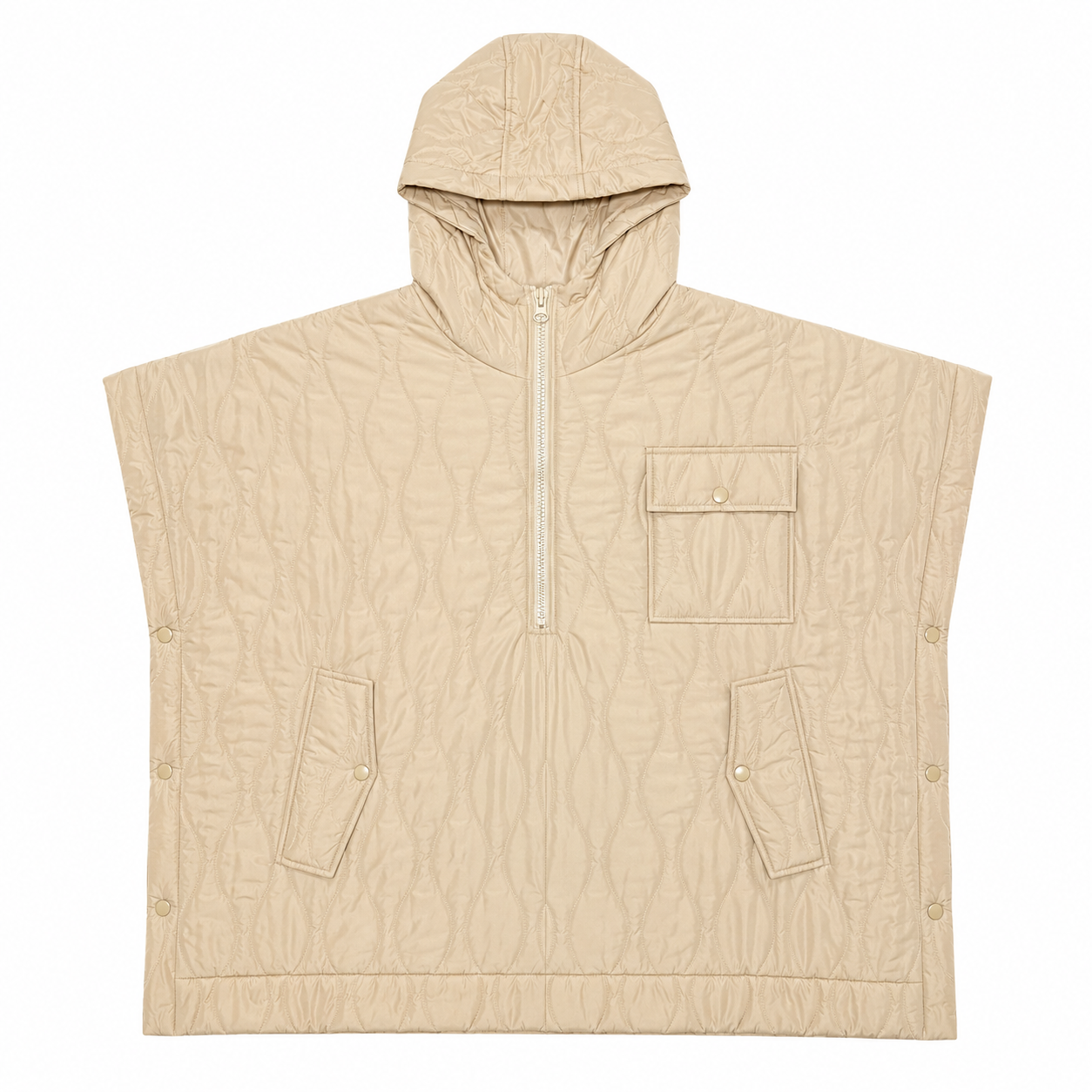 QUILTED PONCHO