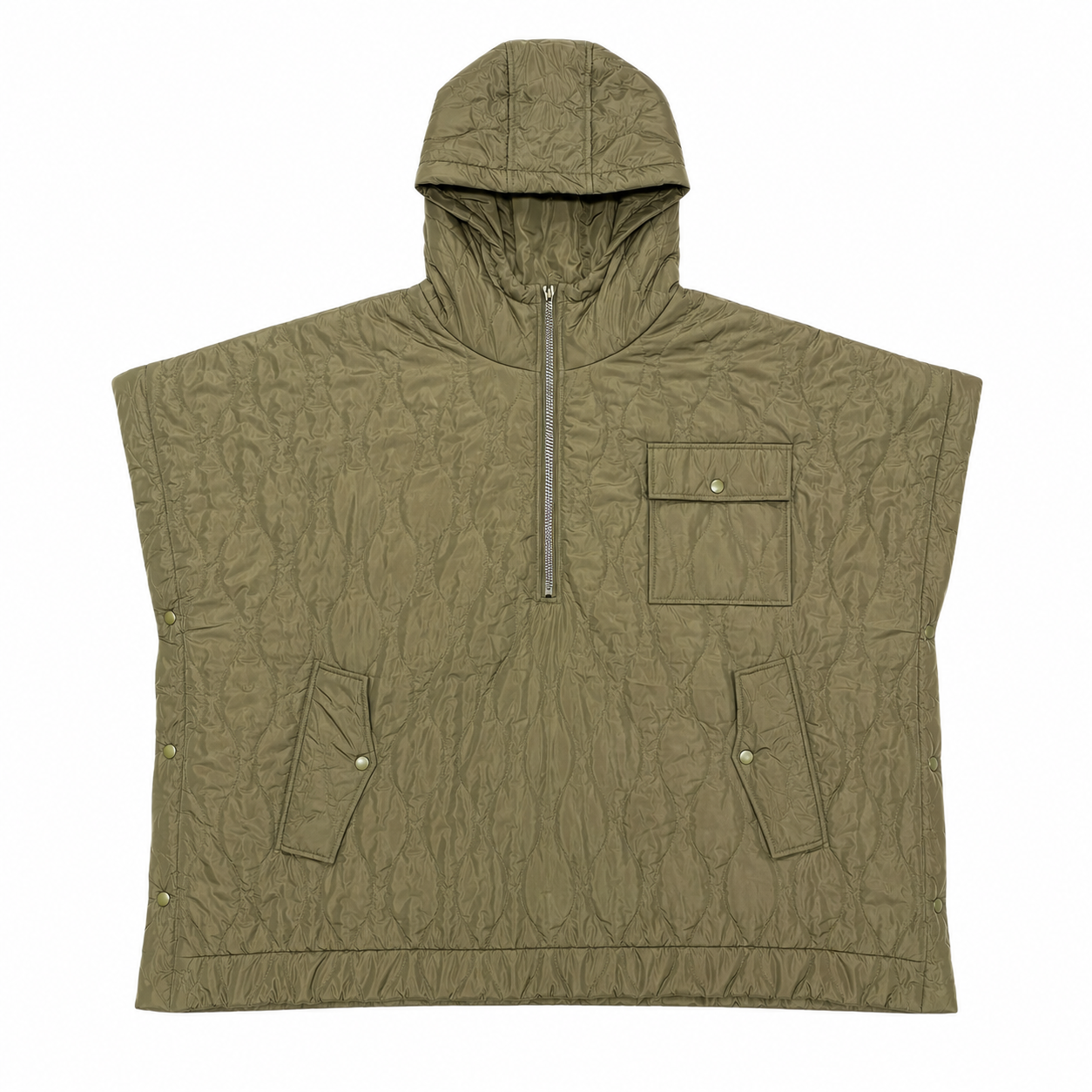 QUILTED PONCHO