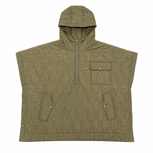 QUILTED PONCHO