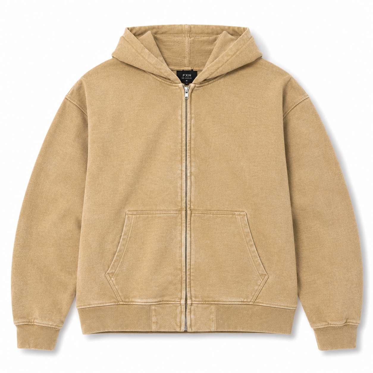 VINTAGE WASH ZIP HOODIE