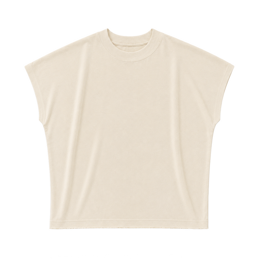 MUSCLE TEE - BEIGE