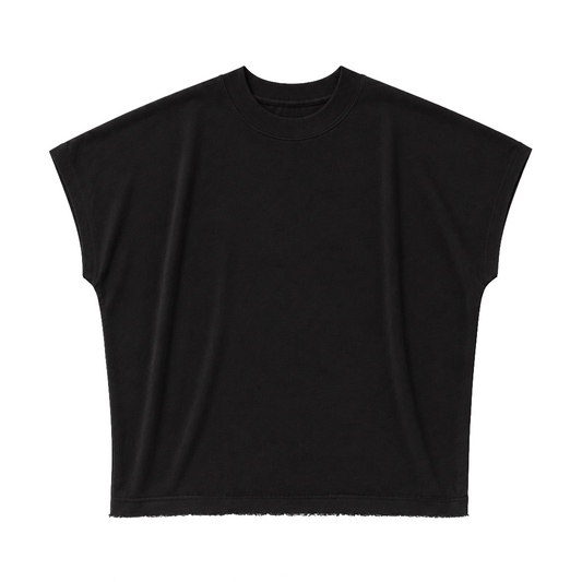 MUSCLE TEE - BLACK