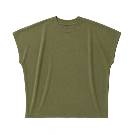MUSCLE TEE - OLIVE