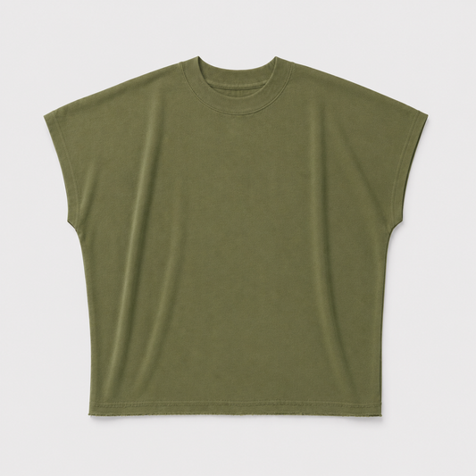 MUSCLE TEE - OLIVE