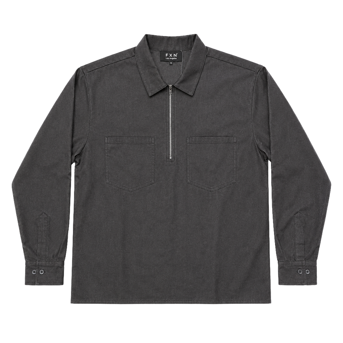 SOLID LONG SLEEVE WORK SHIRT