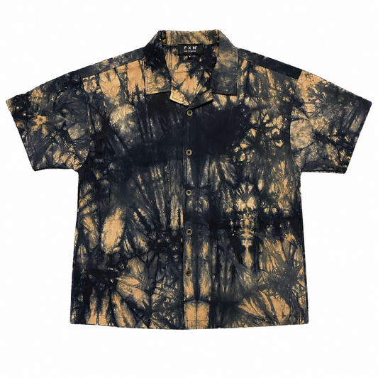 TIE DYE BOWLING SHIRT