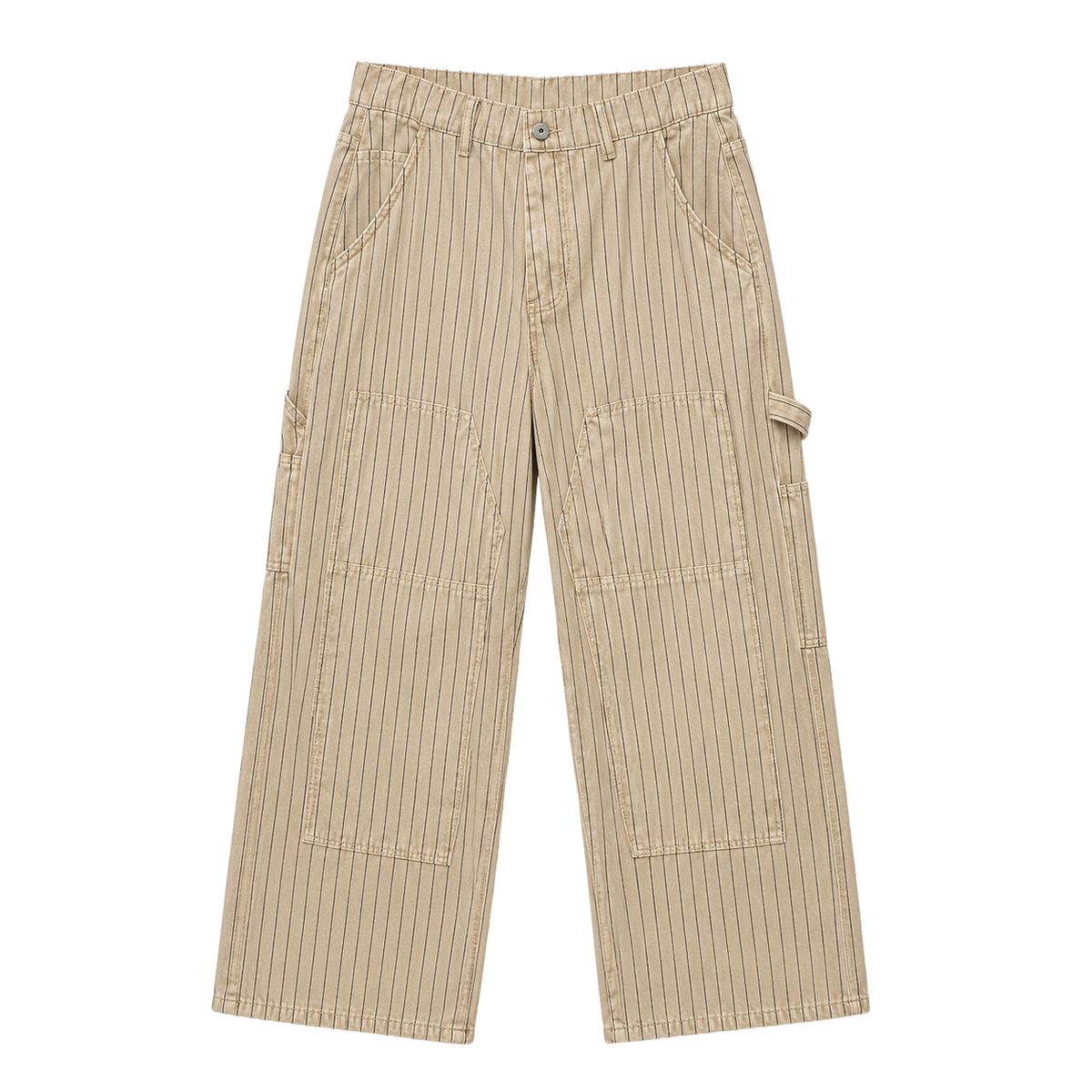 PINSTRIPE VINTAGE WORK CARPENTER PANTS