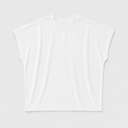 MUSCLE TEE - WHITE