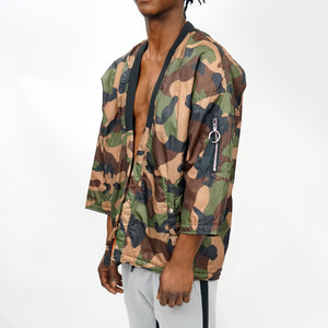 CAMO KIMONO BOMBER JACKET - UNISEX - FXN menswear