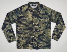 Load image into Gallery viewer, GREEN CAMO COACHS JACKET