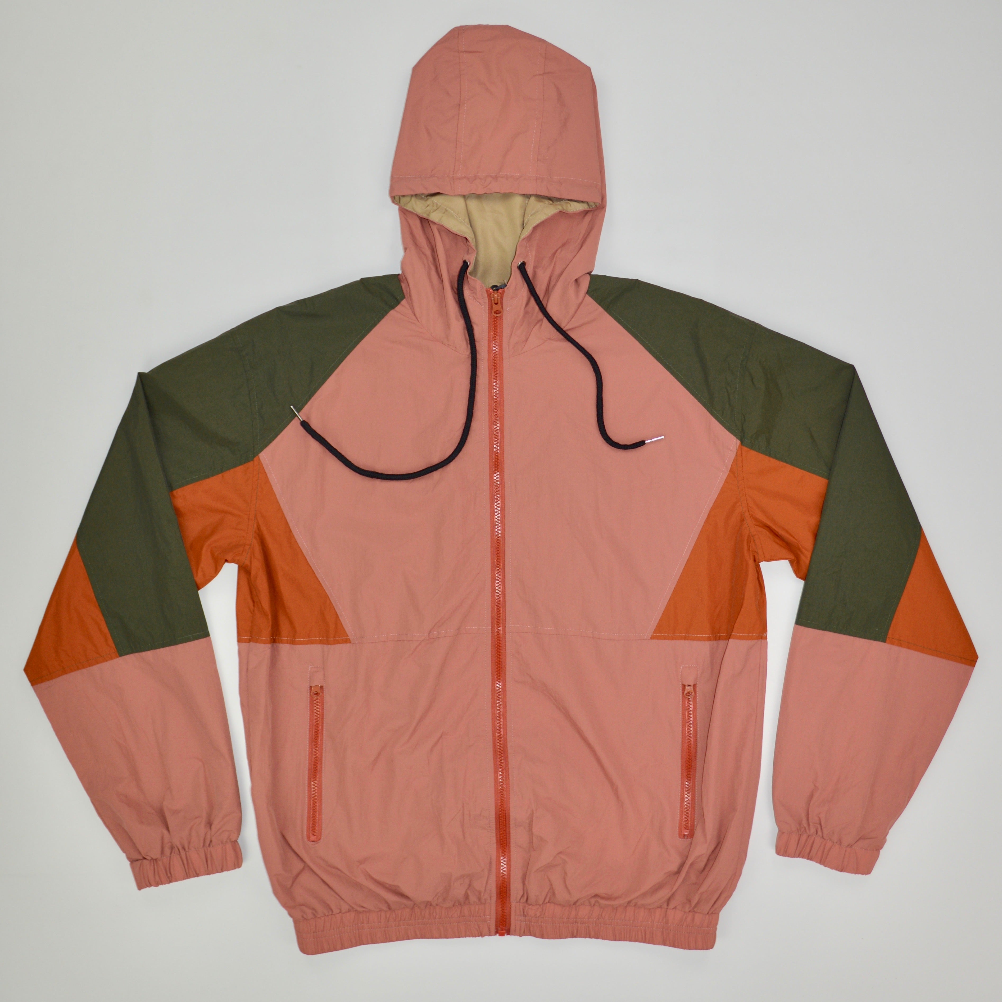 Pink and hotsell orange windbreaker