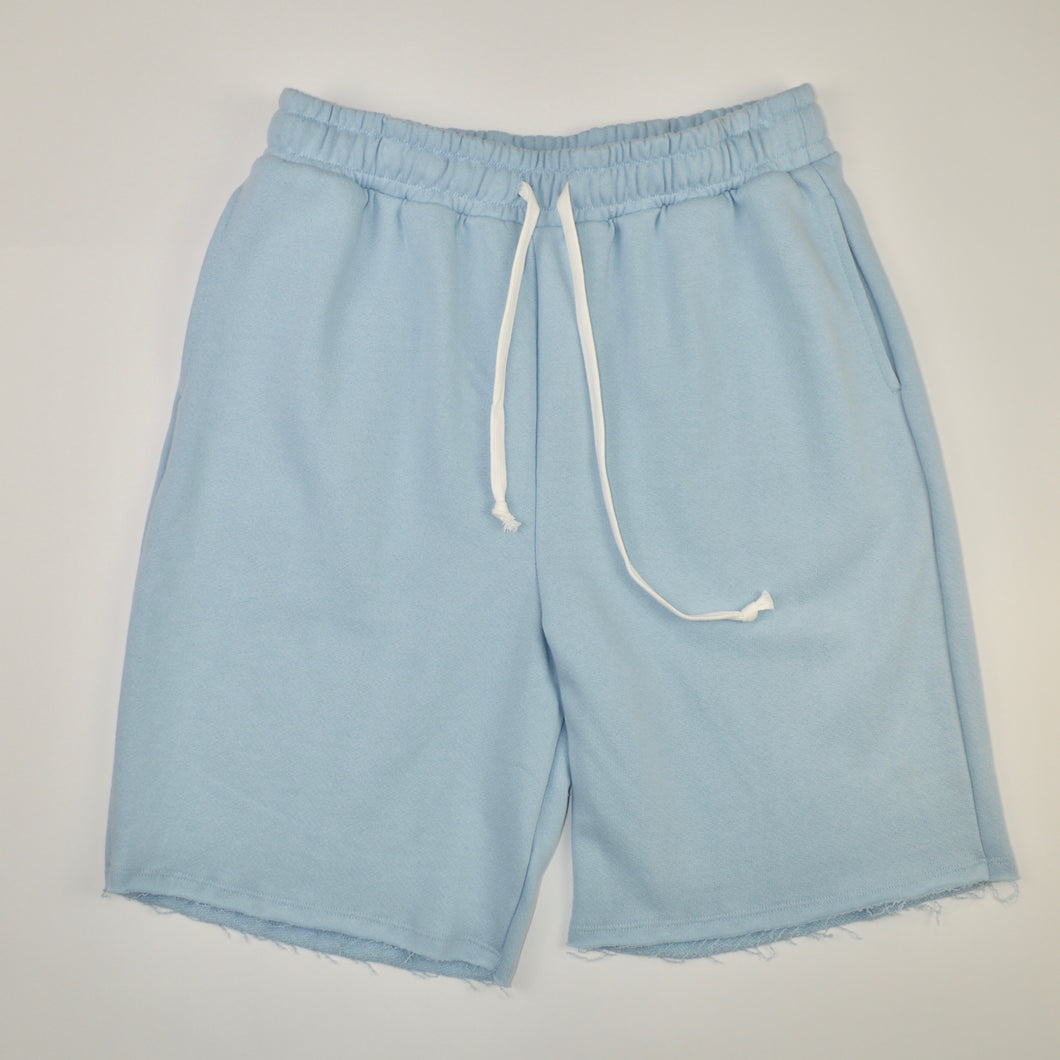 SKY BLUE FRENCH TERRY SHORTS