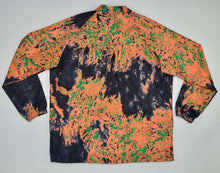 Load image into Gallery viewer, ORANGE &amp; BLACK  TIE DYE COACHS JACKET