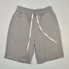 Load image into Gallery viewer, GRAY FRENCH TERRY SHORTS