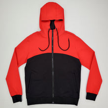 Load image into Gallery viewer, RED &amp; BLACK COLORBLOCK JACKET