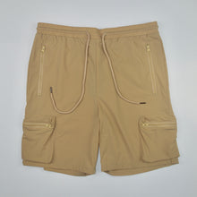 Load image into Gallery viewer, KHAKI TECH CARGO SHORTS