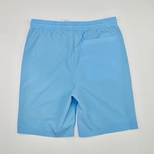 SKY BLUE TECH PIPED SHORTS
