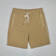Load image into Gallery viewer, KHAKI TECH PIPED SHORTS