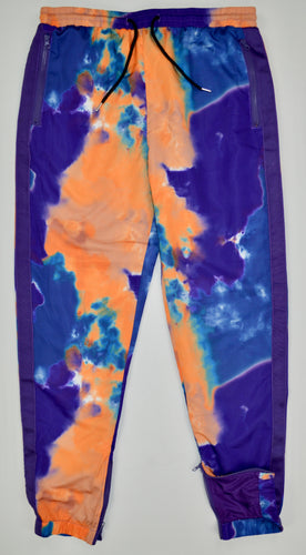 PURPLE ORANGE & BLUE TIE DYE WINDBREAKER JOGGERS