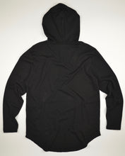 Load image into Gallery viewer, BLACK JERSEY HOODIE