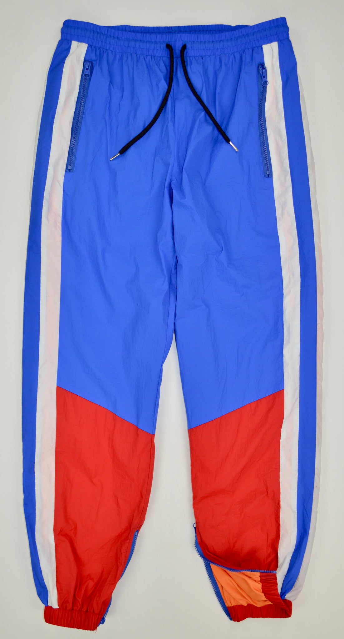 Red and blue online joggers