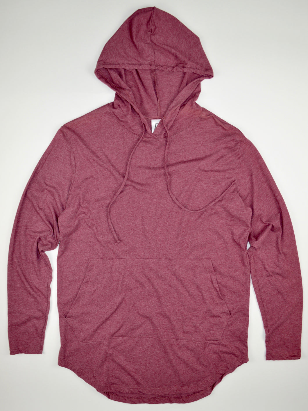 MAROON RED JERSEY HOODIE