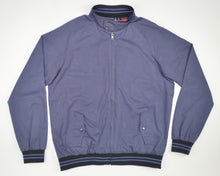 Load image into Gallery viewer, NAVY BLUE TWILL HARRINGTON JACKET