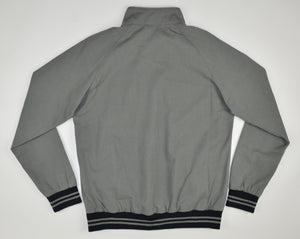 GRAY TWILL HARRINGTON JACKET