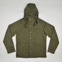 Load image into Gallery viewer, OLIVE GREEN UTILITY RAIN JACKET