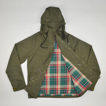Load image into Gallery viewer, OLIVE GREEN UTILITY RAIN JACKET