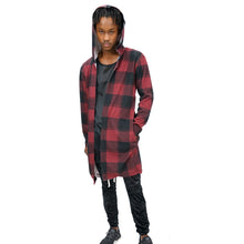 Load image into Gallery viewer, PLAID FLANNEL SWEATER COAT - FXN menswear