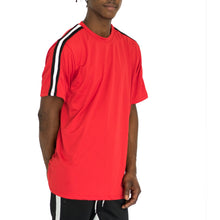Load image into Gallery viewer, SHOULDER TAPE QUICK-DRY TEE - RED - FXN menswear