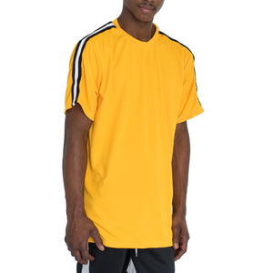 SHOULDER TAPE QUICK-DRY TEE - YELLOW - FXN menswear